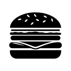 Minimalist black silhouette of a bicycle on a white background for design and branding purposes