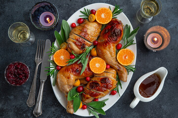 roasted chicken for Christmas