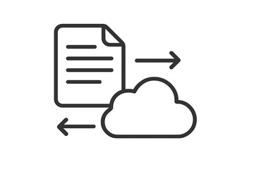 Data synchronization process between a document and a remote cloud server