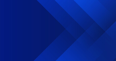 Dark blue abstract background with layered rectangular blocks and gradients.