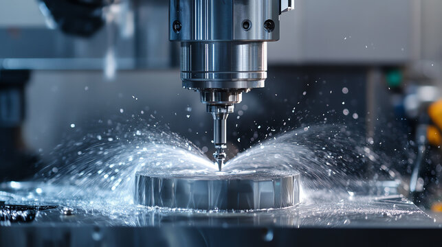 CNC milling head macro, precision motion