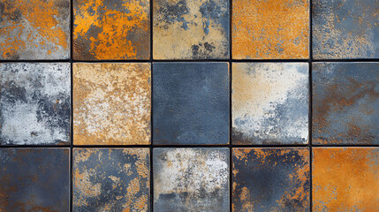 Macro industrial ceramic tile texture