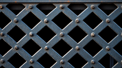 Macro ventilation grille industrial pattern