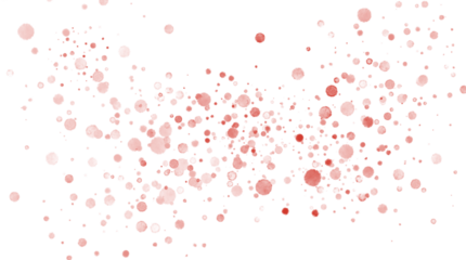 red splatter spray seamless pattern, spatter on transparent png color background
