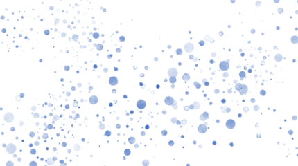 blue splatter spray seamless pattern, spatter on transparent png background