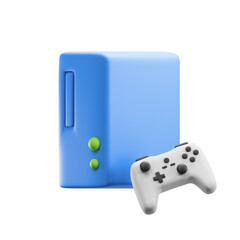 gaming console 3d illustration