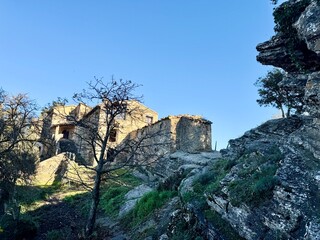 Refuge of Rocacorba in Bright Morning Light – Mountain Scenic View