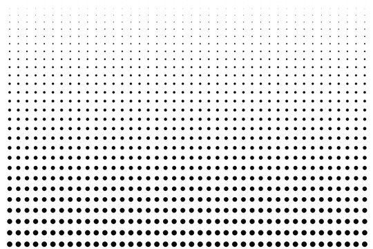 Halftone dots background. Abstract halftone, dot pattern background. Horizontal seamless dotted lines, dots texture backdrop.