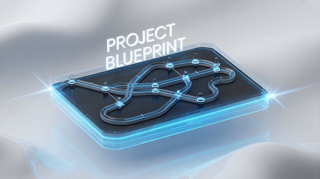 Strategic Project Planning Blueprint Interconnected Pathways for Future Development
