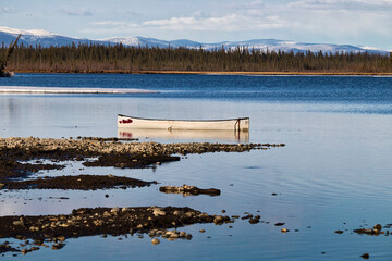 Canoe at Clearwater Creek