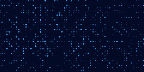 Dot blue pattern screen led light gradient texture background. Abstract technology big data digital background. 3d rendering.