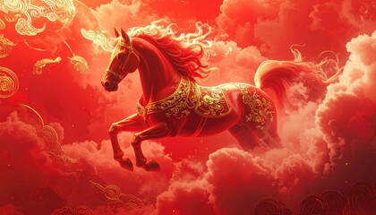 Happy Chinese New Year 2026 background
