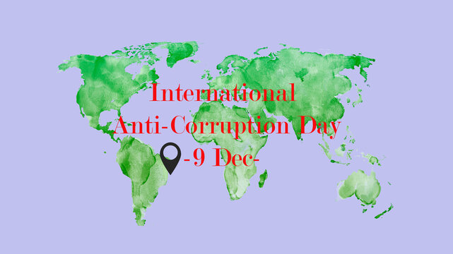 Every year on December 9th, there is an international anti-corruption day. DESIGN FOR BANNER, POSTER, STICKER, SOCIAL MEDIA,	 - Powered by Adobe
