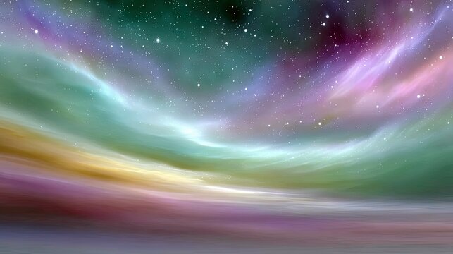 A colorful and luminous nebula with swirling clouds of gas and dust, illuminated by countless stars, creating a breathtaking cosmic vista.