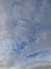 blue sky with clouds