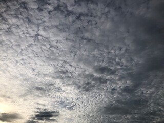 gllomy sky with dark gray clouds