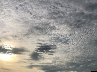 gllomy sky with dark gray clouds