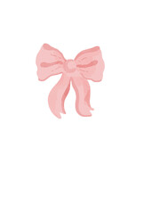 pink cooquette illustration isolated elements