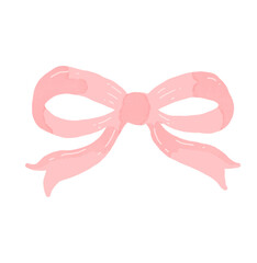 pink cooquette illustration isolated elements