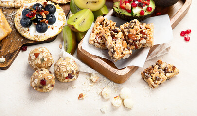 Healthy vegan dessert concept.