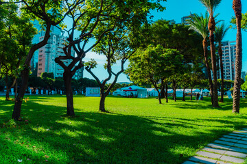 The view of Taichung City in Taiwan, 2025