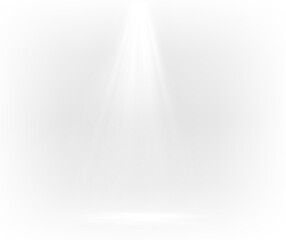 Radiant White Sun PNG Shiny Light Optical Effect