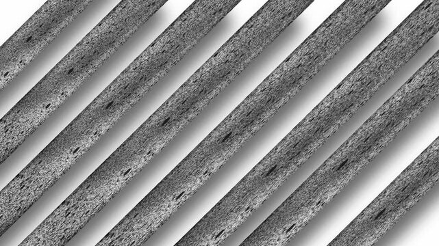 Long striped textured bars arranged in parallel lines