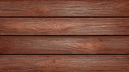 Close-up of Rich Brown Wooden Planks