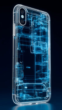 Diagrama de un tel&eacute;fono movil