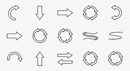 Clean Black Outline Icon Pack