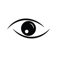 eye icon animation simple flat