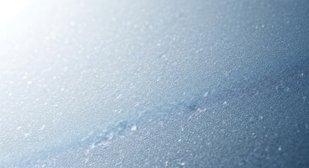 Macro of frosted laboratory glass with gentle reflections, white-blue gradient, modern premium healthcare branding surface
