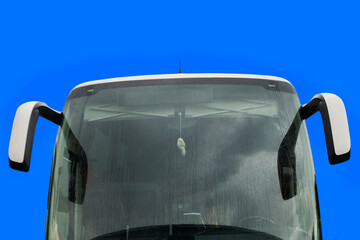 Bus in the bus park.