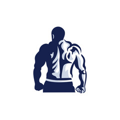 Atlethic sport man illustration design