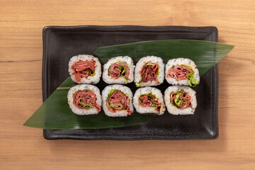 ローストビーフ　巻き寿司