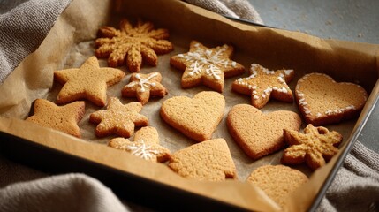 Fun-shaped holiday cookies ready for Christmas celebrations!