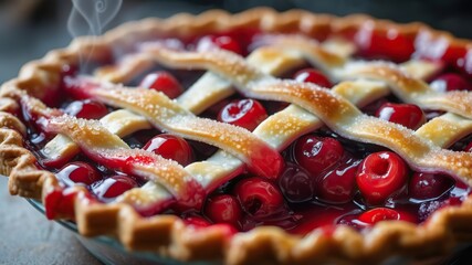 apple pie on a plate