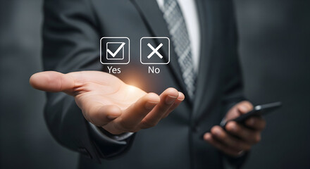 Make crucial business decisions with confidence using modern tech, presenting a clear yes or no choice for strategic advantage and data-driven insights now