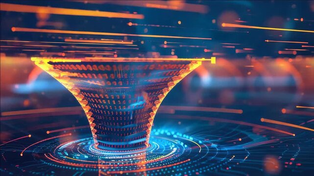 A stunning of a futuristic vortex set against a vibrant backdrop, perfect for science fiction projects.