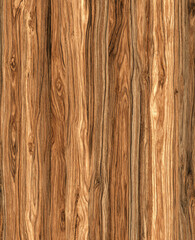 Detailed Close-up of Brown Wood Texture with Grain and Patterns