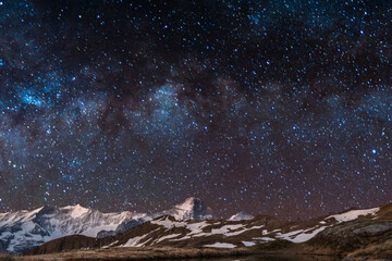 snow covered mountain snowy mountain landscape