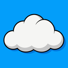 Fototapeta premium vector cloud icon