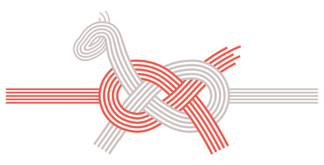 午年　馬をモチーフにした水引き