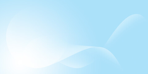 Light blue and white abstract background with subtle, flowing, curved lines and an overlapping, soft gradient pattern. Creates modern, serene, and clean minimal design