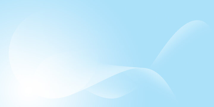 Light blue and white abstract background with subtle, flowing, curved lines and an overlapping, soft gradient pattern. Creates modern, serene, and clean minimal design