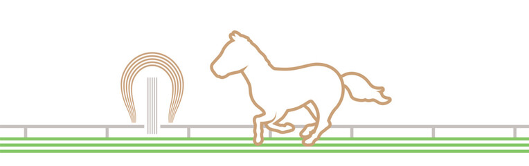 午年　馬をモチーフにした水引き