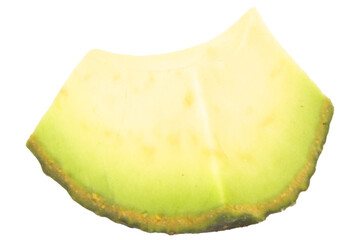 Avocado sliced seed pile fall drop slide scatter splash