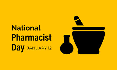 National Pharmacist Day celebrates the dedication of pharmacists who ensure safe medication, precise guidance, and trusted healthcare support for communities. Banner poster, flyer and background.