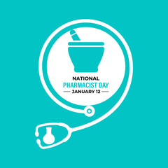 National Pharmacist Day celebrates the dedication of pharmacists who ensure safe medication, precise guidance, and trusted healthcare support for communities. Banner poster, flyer and background.