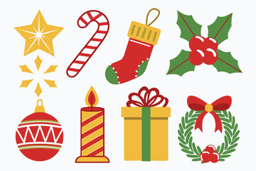 Christmas Season Clip Art – Decorations & Festive Elements